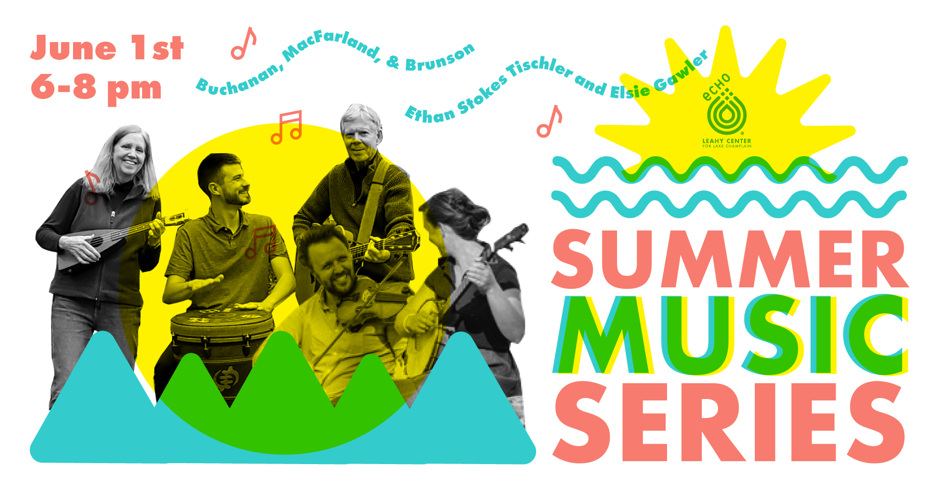 Summer Music Series: June 1st, 6-8 pm