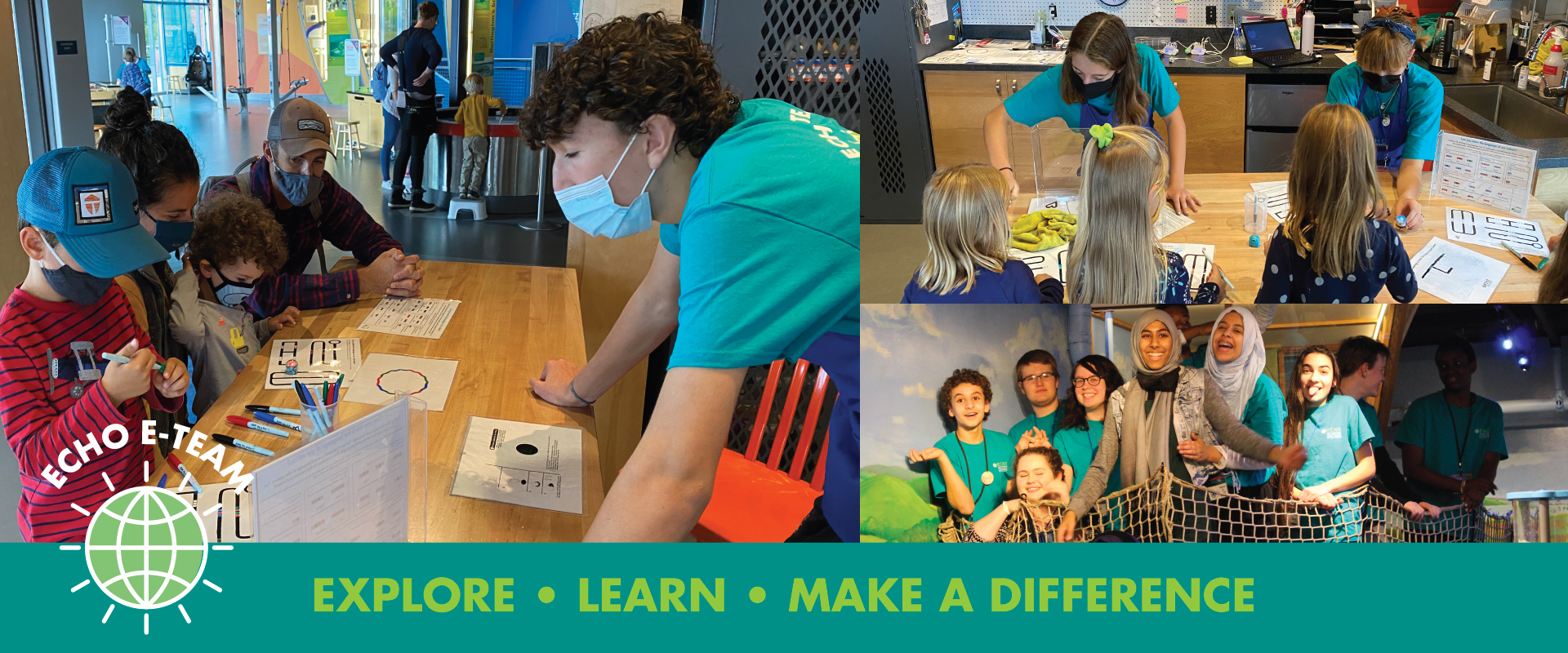 ETEAM: EXPLORE, LEARN, MAKE A DIFFERENCE