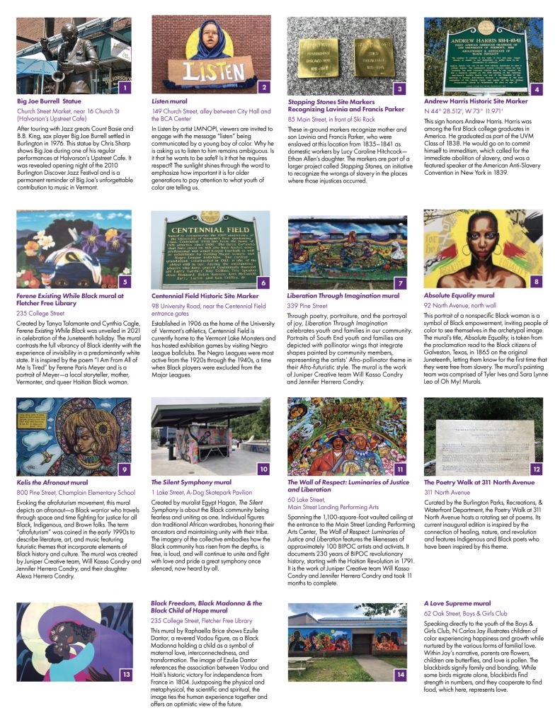 BIPOC art stops around Burlington