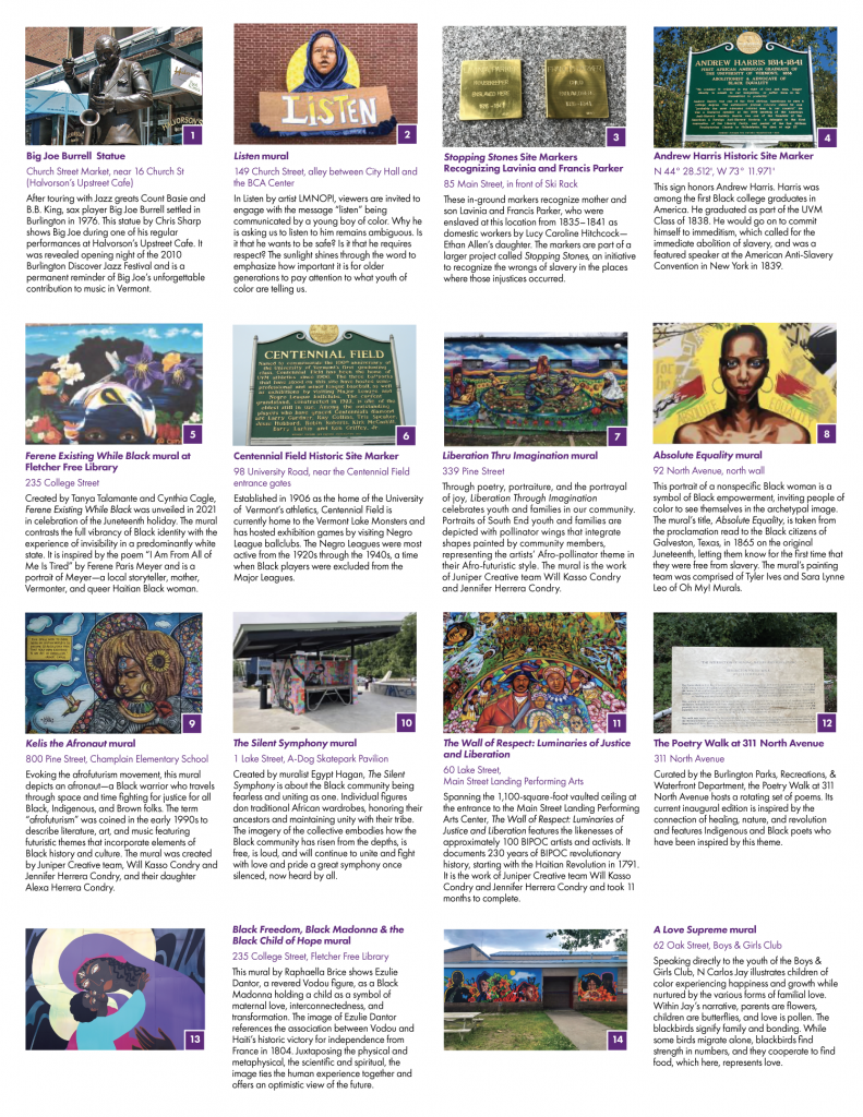 BIPOC art stops around Burlington