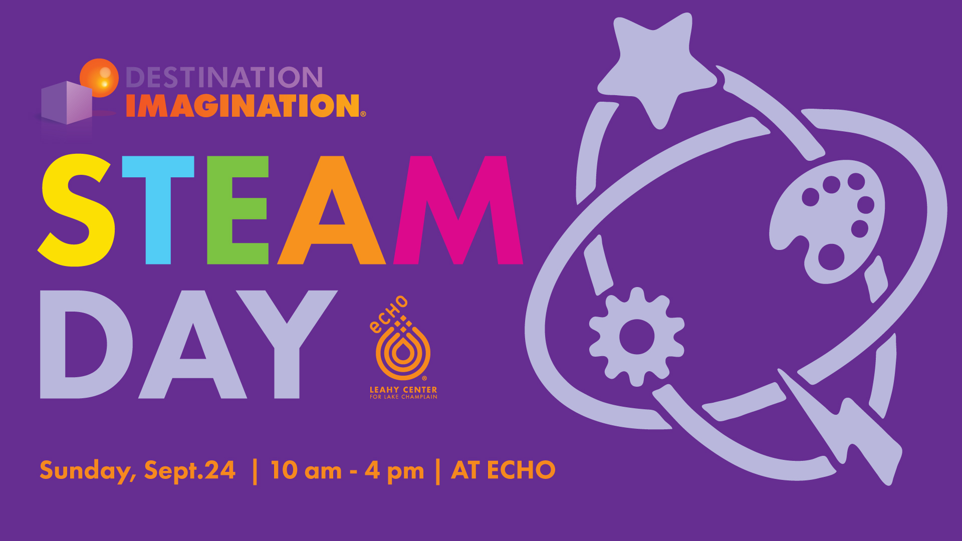 Destination Imagination STEAM Day at ECHO on Sunday, September 24, 10 am to 4 pm